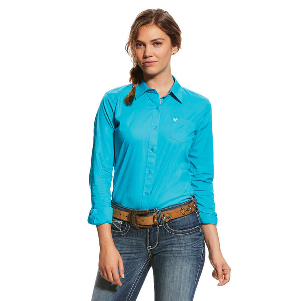 10040582 Ariat Women's Kirby Long Sleeve Stretch Button Shirt 