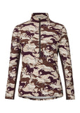 Kerrits Plush Printed Fleece Half Zip Top