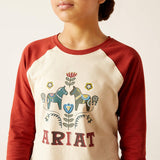 Ariat Youth Dala Horses Long Sleeve Shirt