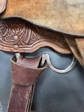 Used Circle Y Proven Barrel Saddle - 14" Wide