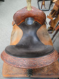 Used Circle Y Proven Barrel Saddle - 14" Wide