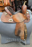 Used Circle Y Proven Barrel Saddle - 14" Wide