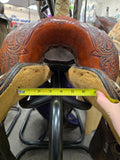 Used Circle Y Proven Barrel Saddle - 14" Wide