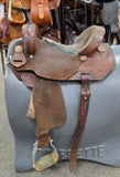 Used Double J Pozzi Pro Barrel Racer w/TQ Stitching