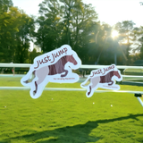 Just Jump Equestrian Horse Sticker