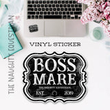 Boss Mare Sticker, Western Decal