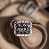 Boss Mare Sticker, Western Decal