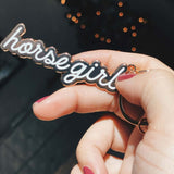 Horse Girl - Keychain