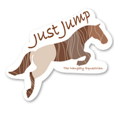 Just Jump Equestrian Horse Sticker