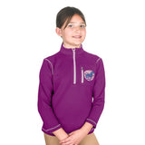 Equi-Star Youth Half-Zip Fleece Riding Top