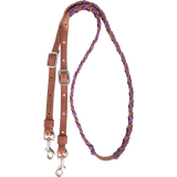 Martin Saddlery Latigo Laced Leather Barrel Rein