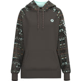 Hooey Legnedary Hoody - Brown with Aztec Pattern