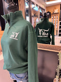 G-G Home & Ranch 1/4 Zip Forest Green Sweatshirt