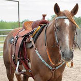 Circle Y Aztec Infinity Wrap Beaded Breast Collar