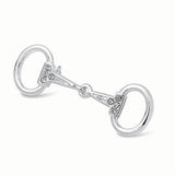 Small Genuine Silver Plated Snaffle Bit Pin