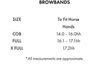 Premier Equine Elaborare Shaped Diamante Browband