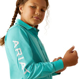 Ariat Girls Long Sleeve Team Kirby Button Up Shirt