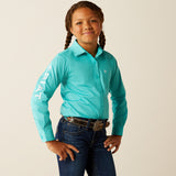 Ariat Girls Long Sleeve Team Kirby Button Up Shirt