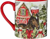 Snowy Farm Mug 16oz