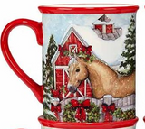 Snowy Farm Mug 16oz