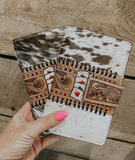 Ace Tooled Leather Cowhide Womens Western Wallet