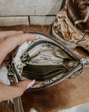 Texas Western Trendy Cowhide Wristlet Clutch