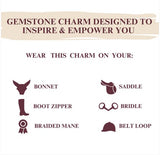 Dubois Cheval Gemstone Bonnet Charms