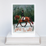 Fable & Sage Horse Christmas Card - Jingle - Set of 10