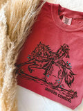 Modern Cowgirl Barrel Racer Tee