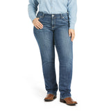 Ariat R.E.A.L. Mid Rise Arrow Gianna Straight Leg Jean