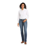 Ariat R.E.A.L. Mid Rise Arrow Gianna Straight Leg Jean