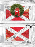 Christmas Card: Barn Door Horse Card