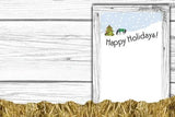 Christmas Card: Barn Door Horse Card