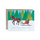 Art Of Melodious Giddy up, Let's go! Christmas Card