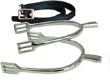 Prince Of Wales Never Rust Mens English Spurs With Straps